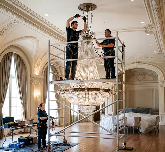 Professional Chandelier Installation: Your Local Fixture Team in Prattville, AL
